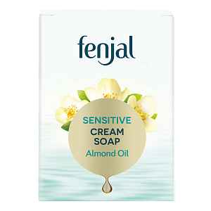 Fenjal Sensitive Cream Soap krémové mýdlo s blahodárným přírodním mandlovým olejem a aloe vera  100 g