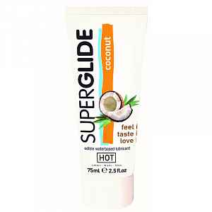 Hot SUPERGLIDE kokosový lubrikační gel Coconut (75 ml)