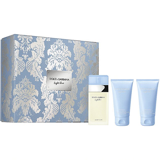 Light Blue - EDT 50 ml + tělový krém 50 ml + sprchový gel 50 ml