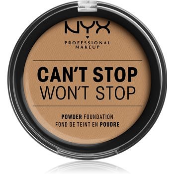 NYX Professional Makeup Can't Stop Won't Stop pudrový make-up odstín 15 Caramel 10,7 g