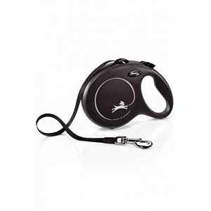 Vodítko Flexi Classic New L Pásek 8m/50kg černá