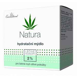 Cannaderm Natura hydratační mýdlo 100g