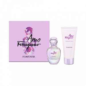 Salvatore Ferragamo Amo Ferragamo Flowerful dárková sada I. toaletní voda 50 ml + tělové mléko 100 ml