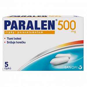 Paralen 500 čípek 5x500mg