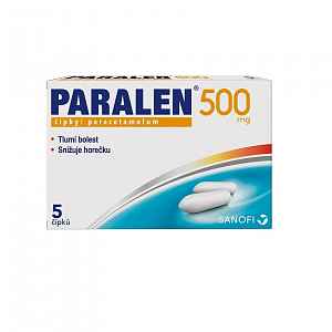 Paralen 500 čípek 5x500mg