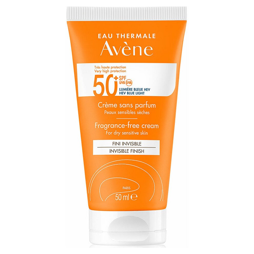 AVÈNE Krém SPF 50+ bez parfemace pro citlivou pleť 50 ml