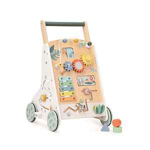 Lelin Dřevěné chodítko Montessori Džungle – Lelin