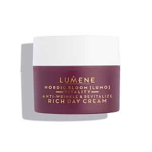 Lumene Vitality Anti-Wrinkle & Revitalize Rich Day Cream protivráskový denní krém pro suchou pleť  50 ml