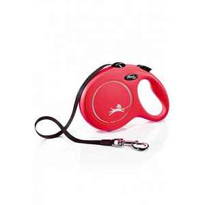 Vodítko Flexi Classic New L Pásek 8m/50kg červená