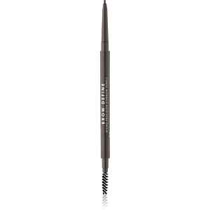 MUA Makeup Academy Brow Define precizní tužka na obočí s kartáčkem odstín Dark Brown 0.05 g