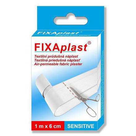 Náplast Fixaplast SENSITIVE 1mx6cm neděl.s polšt.