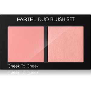 Pastel Profashion Duo Blush Set Cheek To Cheek paleta tvářenek odstín 10 Hot Pink 2x4.3 g