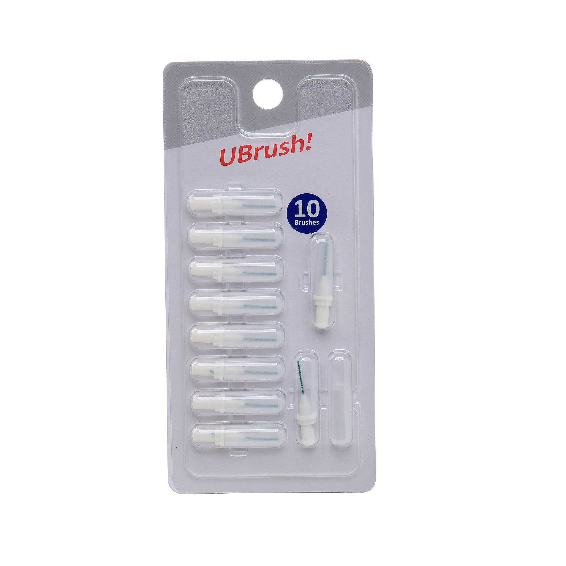 UBrush! Mezizubní kartáček 1,0 mm bílý 10 ks