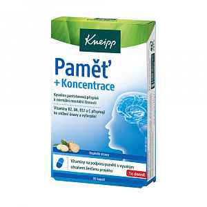 Kneipp Paměť + Koncentrace 30 tobolek