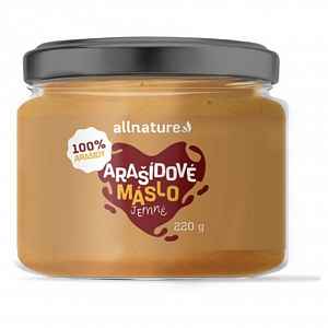 Allnature Arašídové máslo jemné 220 g