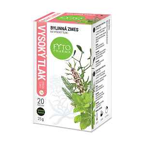 Bylinný čaj na vysoký tlak 20x1.25g Fytopharma