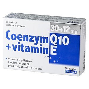 Coenzym Q 10  30 mg+vitamin E 12 mg orální tobolky 30 Dr.Müller