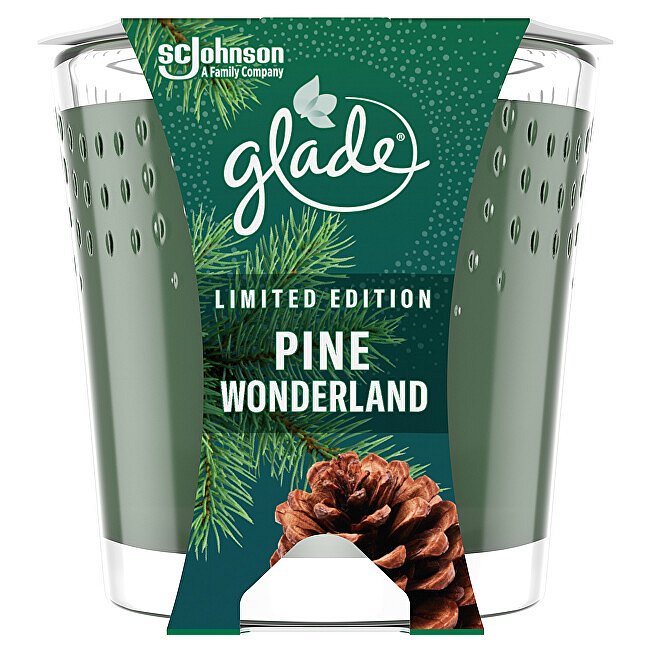 Glade Pine Wonderland vonná svíčka  129 g