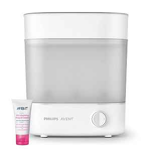 Philips AVENT Sterilizátor parní elektrický SCF291/00 + Krém na bradavky 30 ml