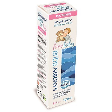 Sanorin Aqua Free Baby sprej 120 ml