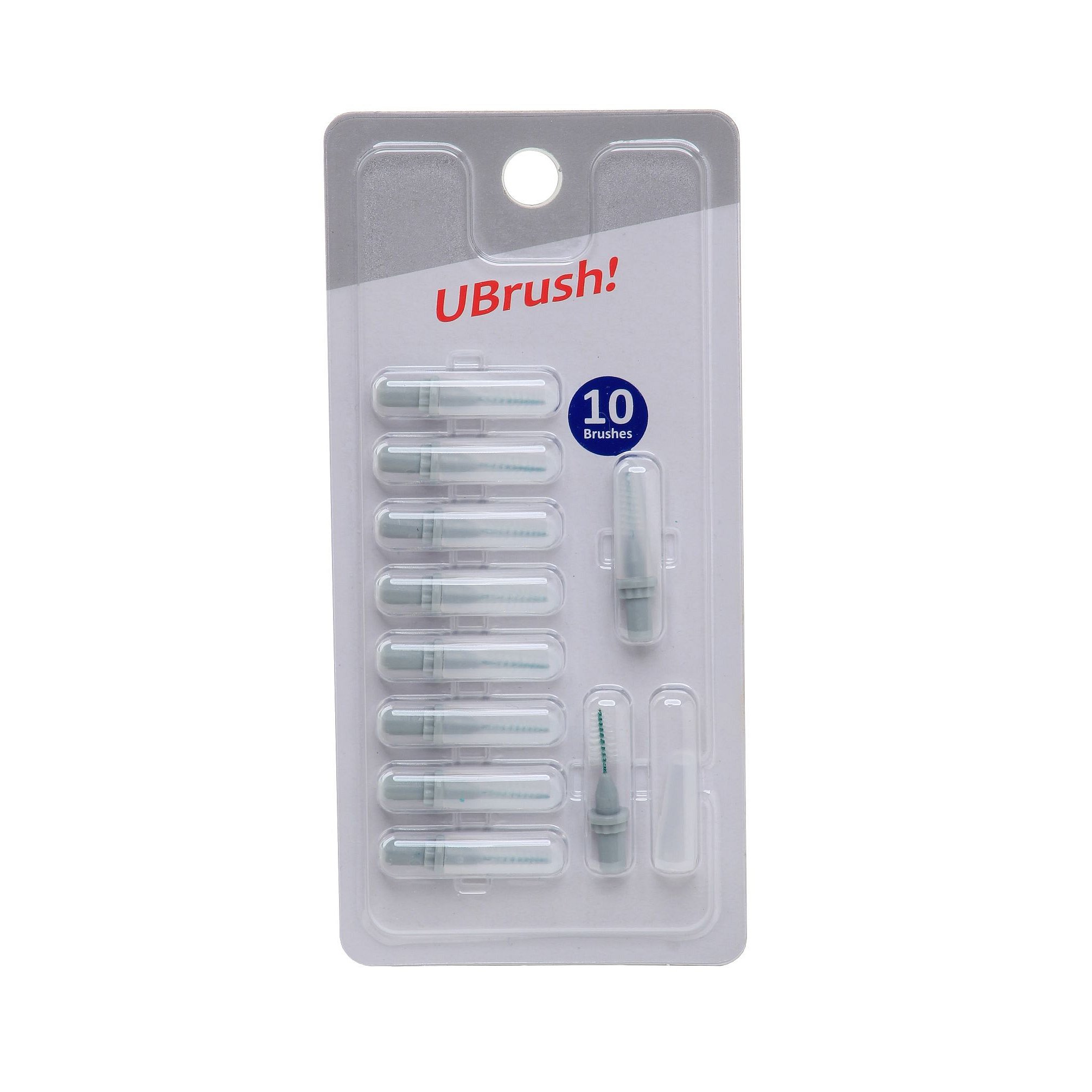 UBrush! Mezizubní kartáček 1,2 mm šedý 10 ks