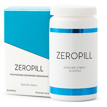 Zeropill pro podporu odvodnění organismu, 14 denní kúra, 56 kapslí