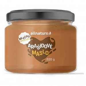 Allnature Arašídové máslo s mléčnou čokoládou 220 g