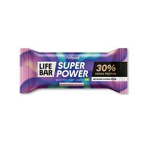 LifeFood Lifebar Super Power BIO mandlová tyčinka 40 g