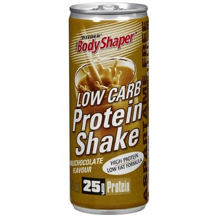 Weider, Low Carb Protein Shake, 250 ml,, Vanilka