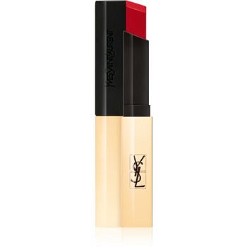 Yves Saint Laurent Rouge Pur Couture The Slim tenká matující rtěnka s koženým efektem odstín 20 Carmine Catch 2,2 g