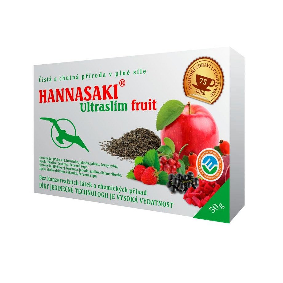 Hannasaki Ultraslim Fruit sypaný čaj 50 g