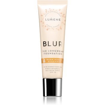 Lumene Blur 16h Longwear Foundation dlouhotrvající make-up SPF 15 odstín 4 Warm Honey