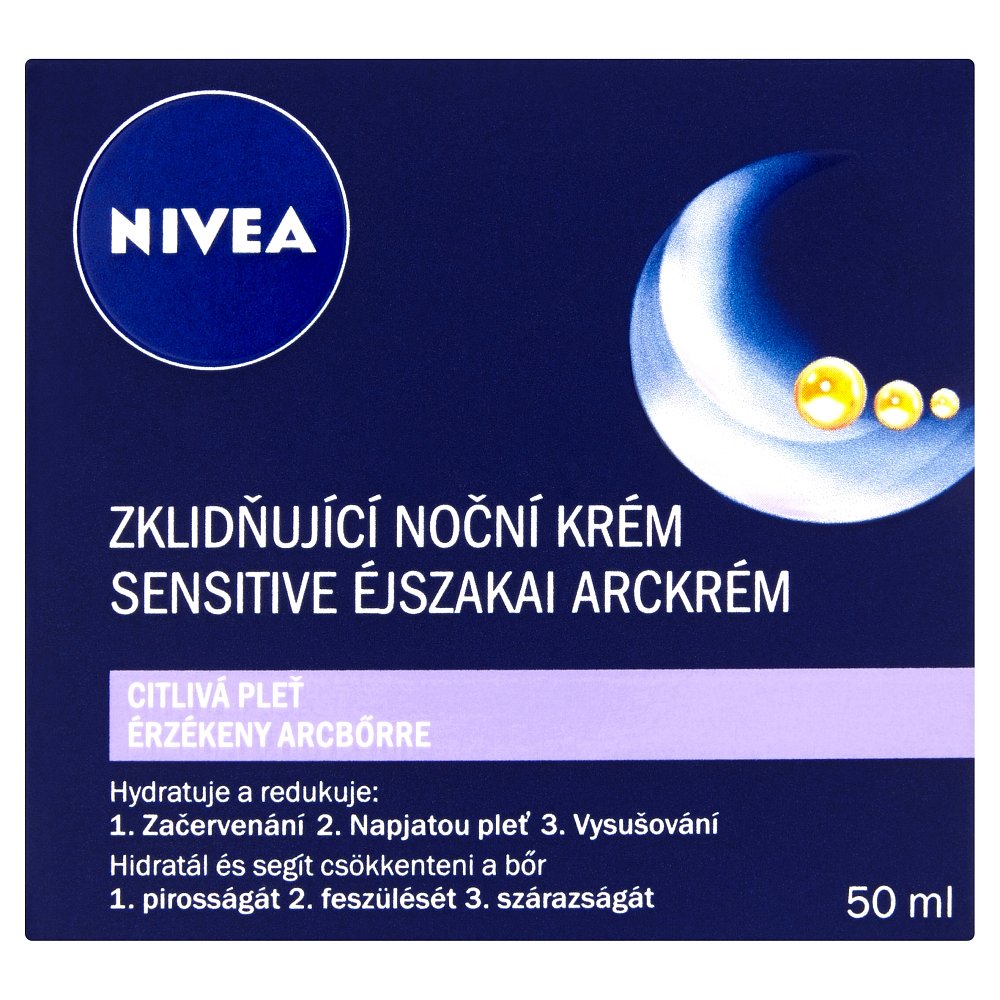 NIVEA Zklidňující noční krém pro citlivou pleť 50ml