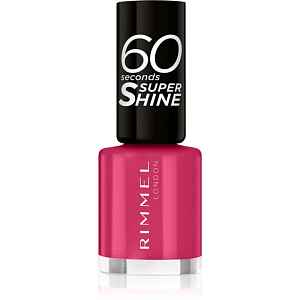 Rimmel 60 Seconds Super Shine lak na nehty odstín 323 Funtime Fuchsia 8 ml