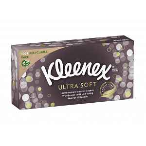 KLEENEX papírové kapesníky Ultra Soft Box (64)