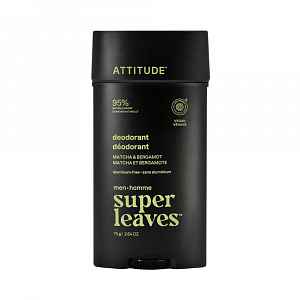 ATTITUDE Pánský deodorant Matcha & Bergamot 75 g