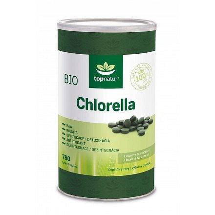 BIO Chlorella tablety TOPNATUR - 750 tablet