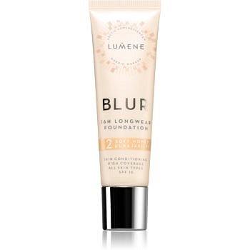 Lumene Blur 16h Longwear Foundation dlouhotrvající make-up SPF 15 odstín 2 Soft Honey