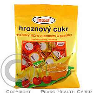 Intact sáček hroznový cukr OVOCNÝ MIX s vit.C 75g