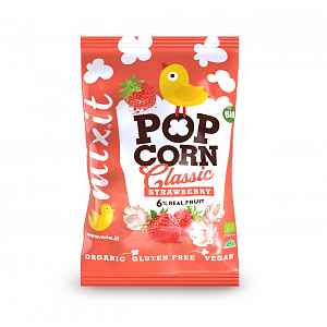 Mixit Velký BIO popcorn Jahoda 75 g