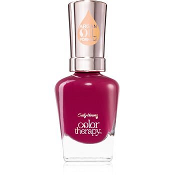 Sally Hansen Color Therapy pečující lak na nehty odstín 505 Calming Cranberry 14,7 ml