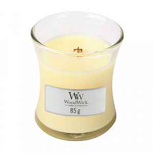 Woodwick Lemongrass & Lily vonná svíčka 85 g s dřevěným knotem