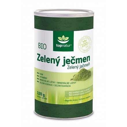 BIO Zelený ječmen TOPNATUR - 120g