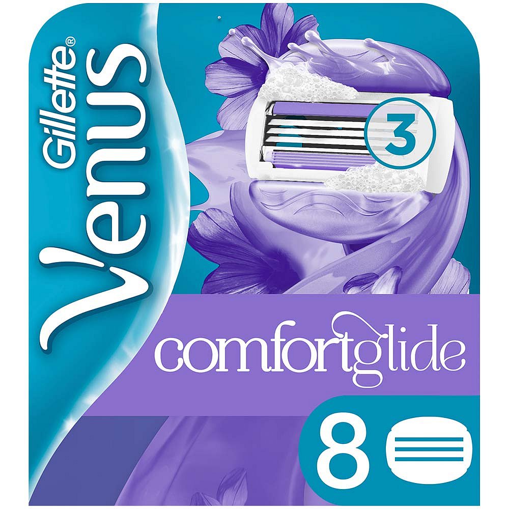 GILLETTE VENUS ComfortGlide Breeze náhradní holicí hlavice 8 ks