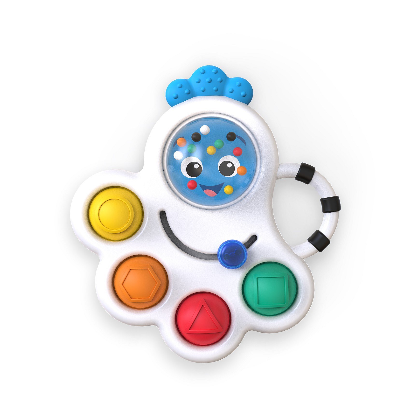 BABY EINSTEIN Hračka senozorická chrastítko a kousátko Opus 's Shape Pops ™