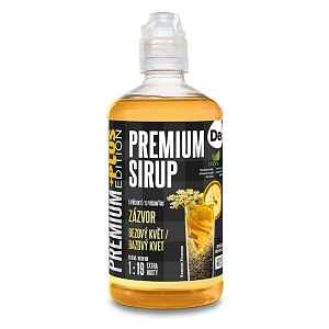 DeiSirup Premium Plus Sirup zázvor bezový květ 485 ml