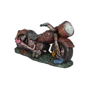 Flamingo dekorace akvária - motorka 1 ks
