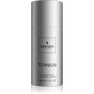 Gisada Titanium deodorant ve spreji bez hliníku pro muže 150 ml