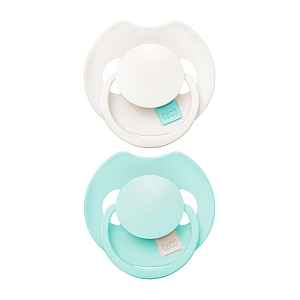 LOVI Dudlík silikonový dynamický Prime 0-6m 2ks Lagoon/Mint Cream