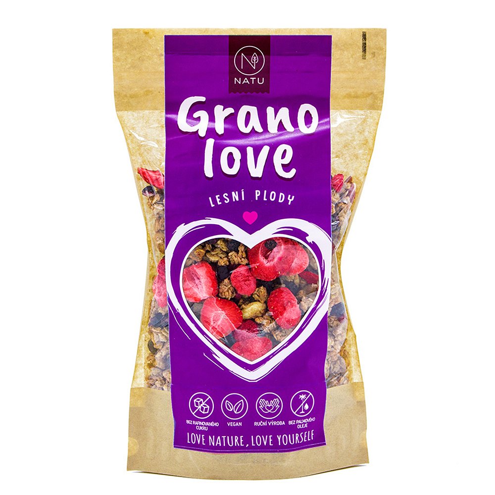 NATU Granolove Lesní plody 350 g